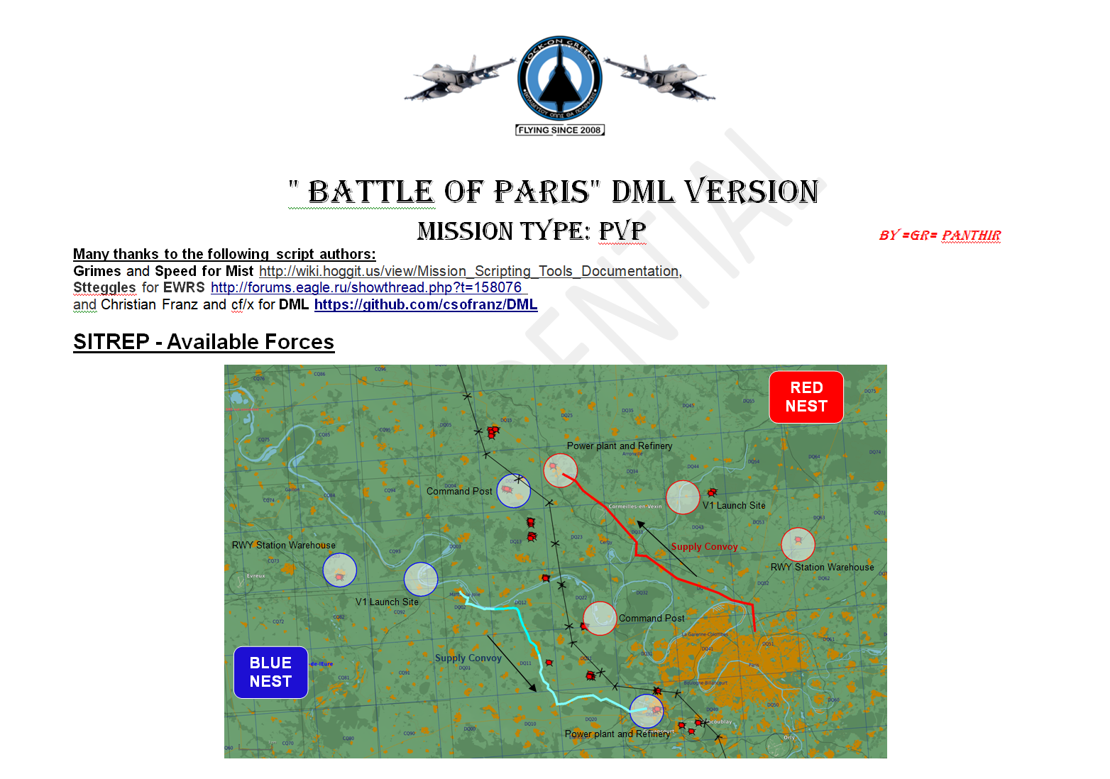 PvP "Battle of Paris" (DML version)                 