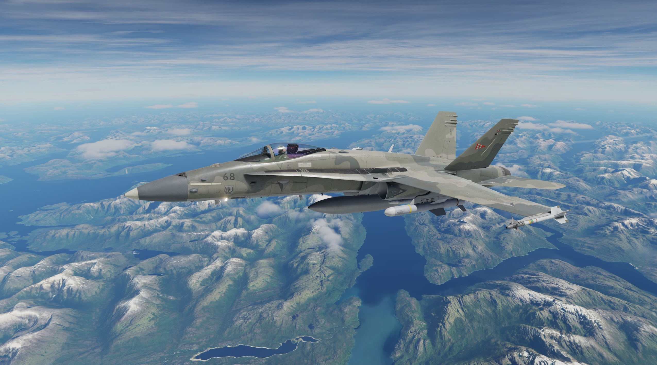 ACE COMBAT - F-18C - Nordennavic Royal Air Force - Sqn "Vosges" V1.2 SPA97 only