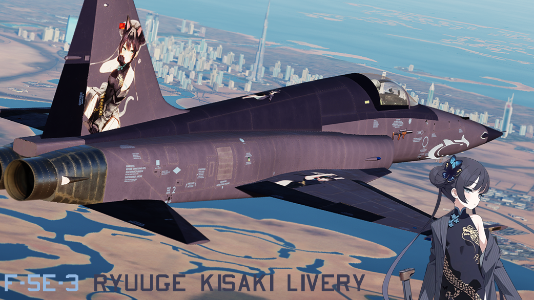 F-5E-3 Ryuuge Kisaki (Blue Archive) Simple Livery