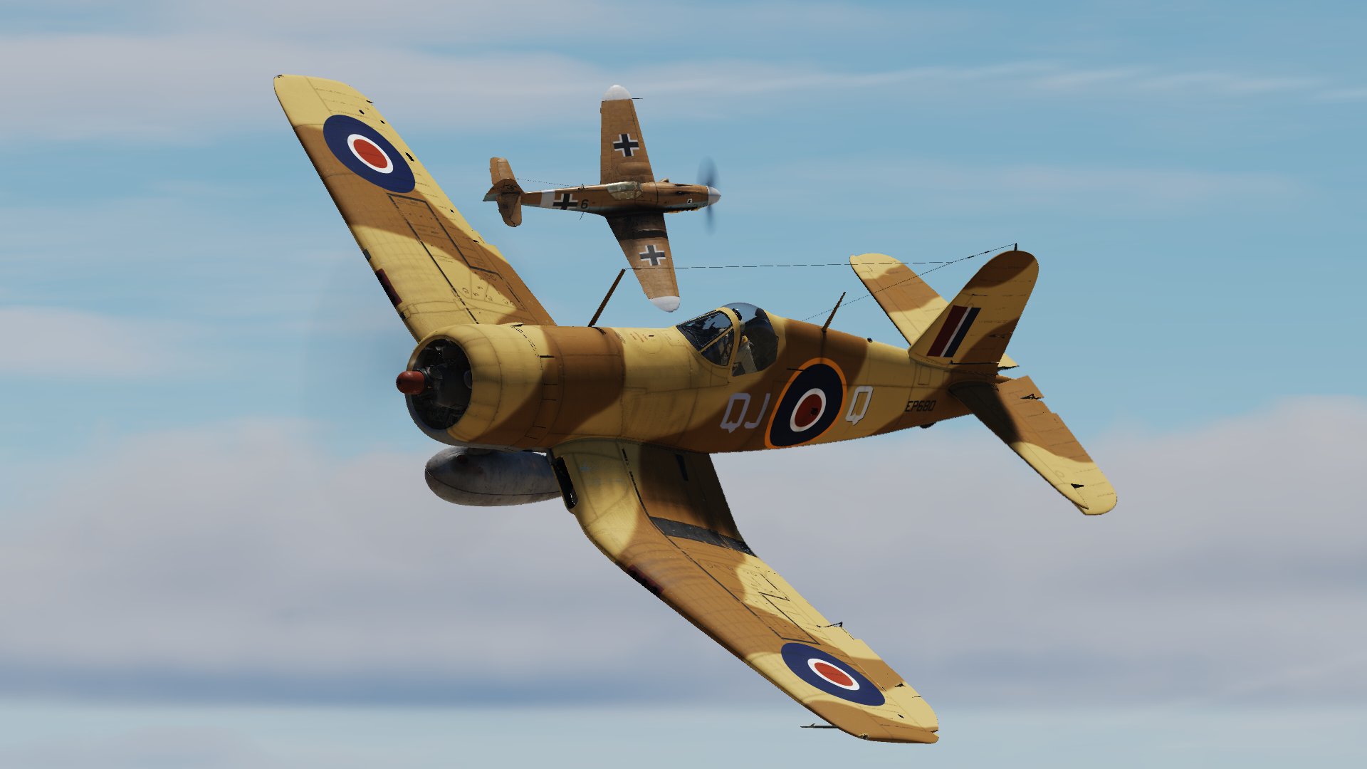 Royal Air Force　F4U-1D Corsair MkIV Trop Desert camouflage