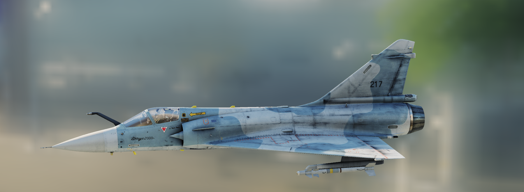 Unmarked factory dirty livery for M-2000C