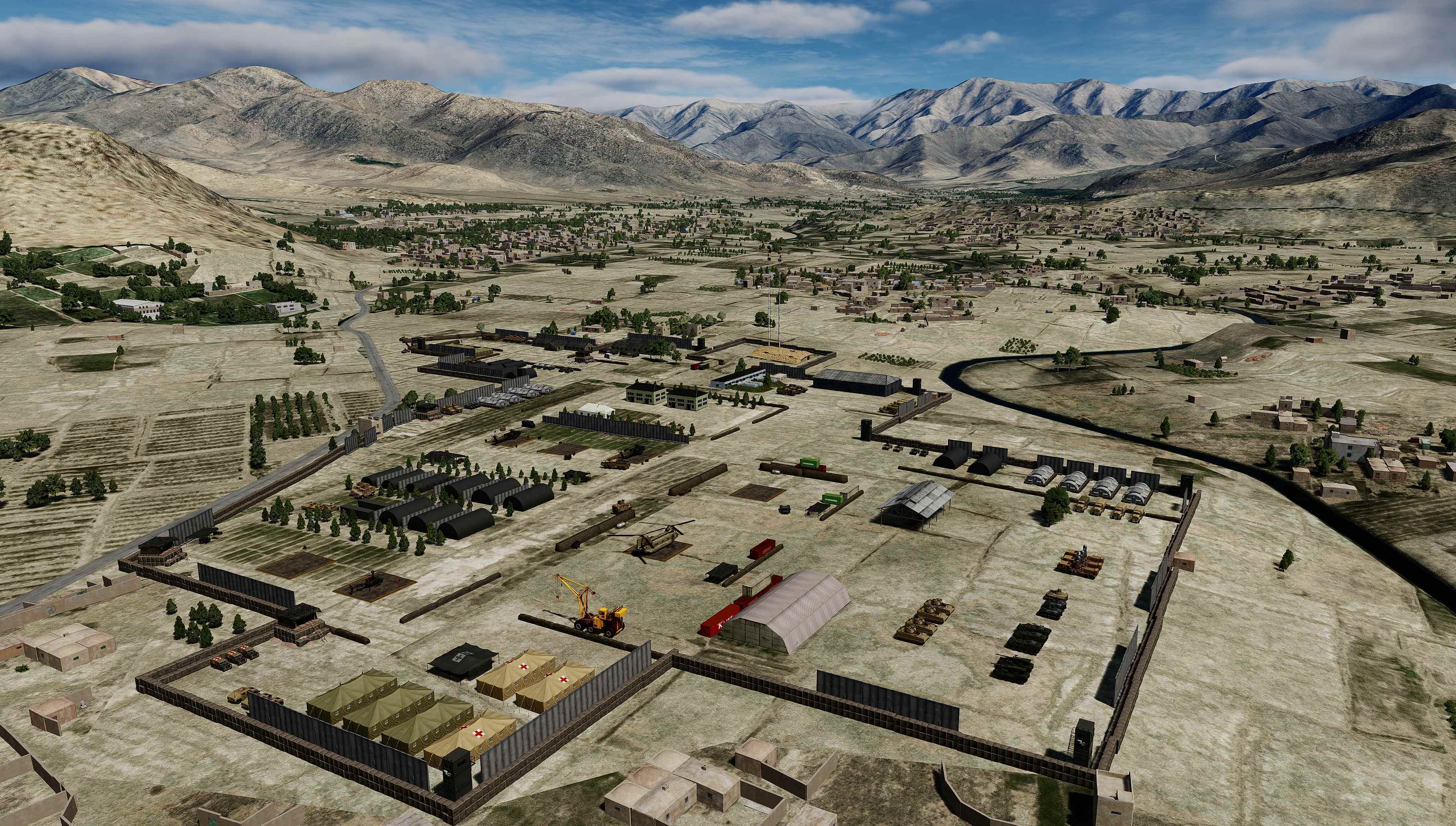 East Afghanistan -  FOB Randston  | No Mod Helo base.