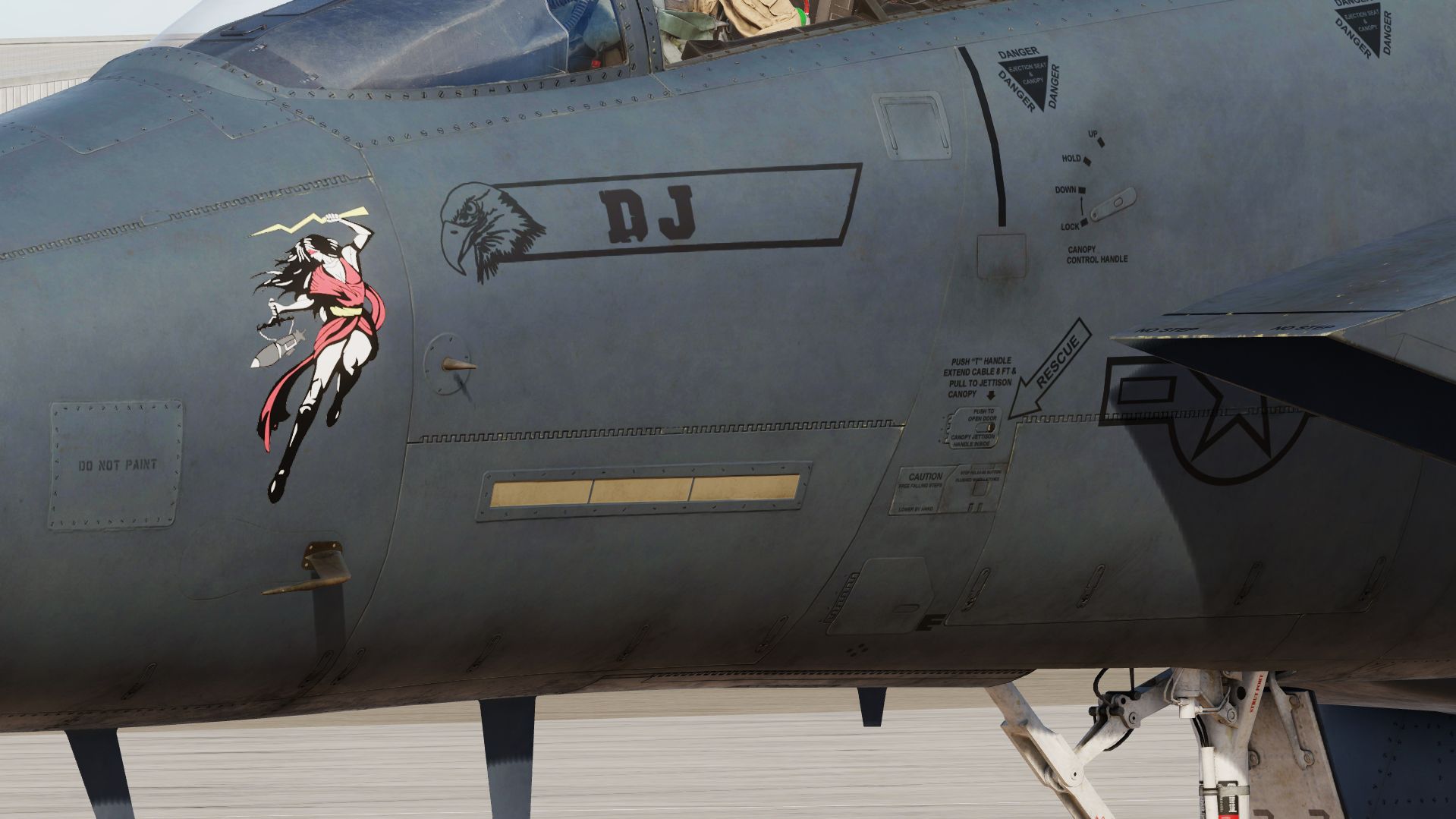 F-15E Strike eagle MO 87-210 "DJ"