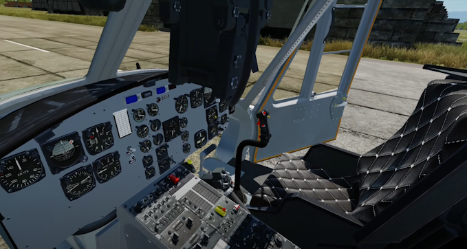 LEADS.. UH-1H COCKPIT