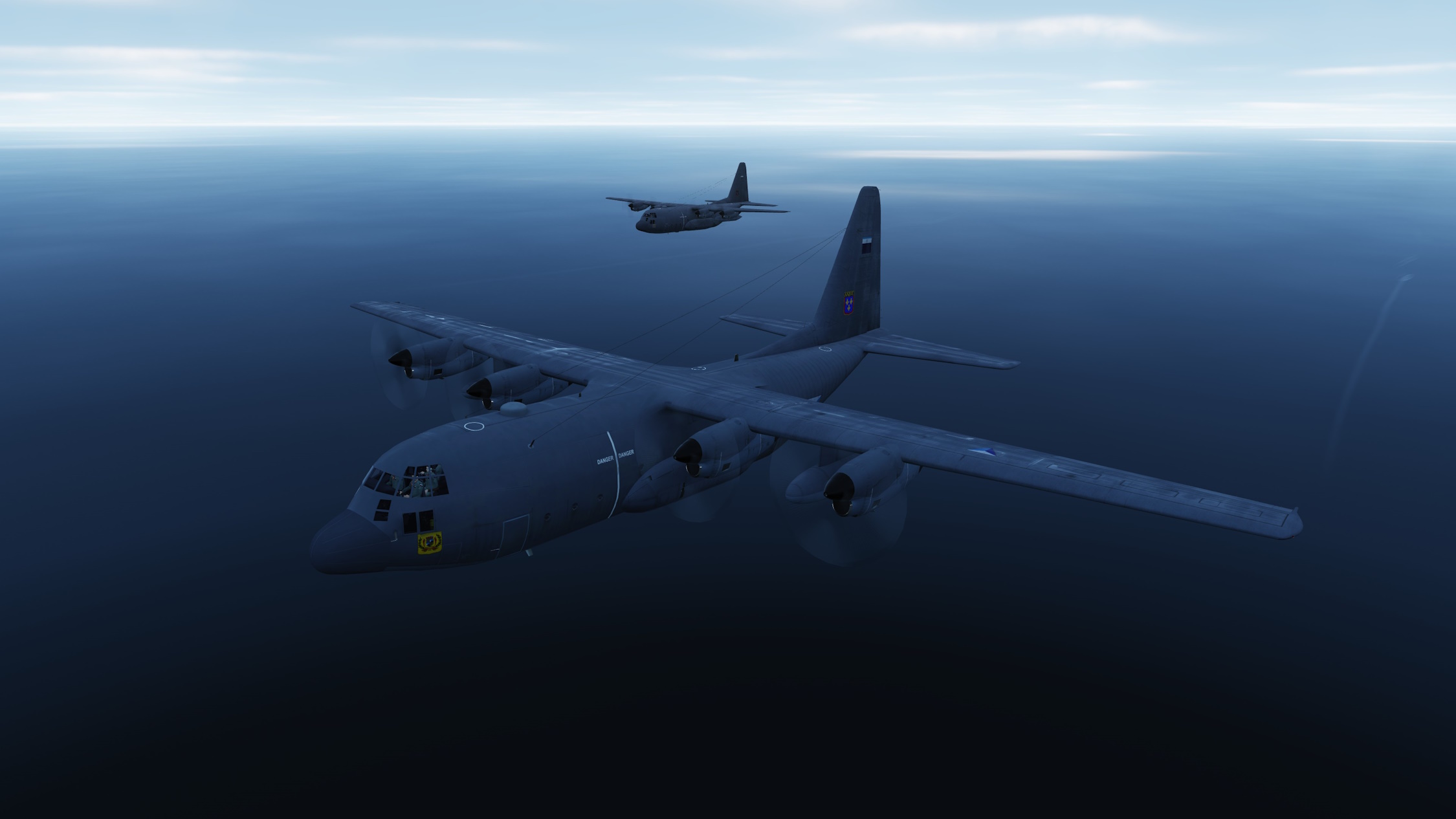 ACE COMBAT - C-130 - Nordennavic Royal Air Force - Sqn "Anjou" Grey