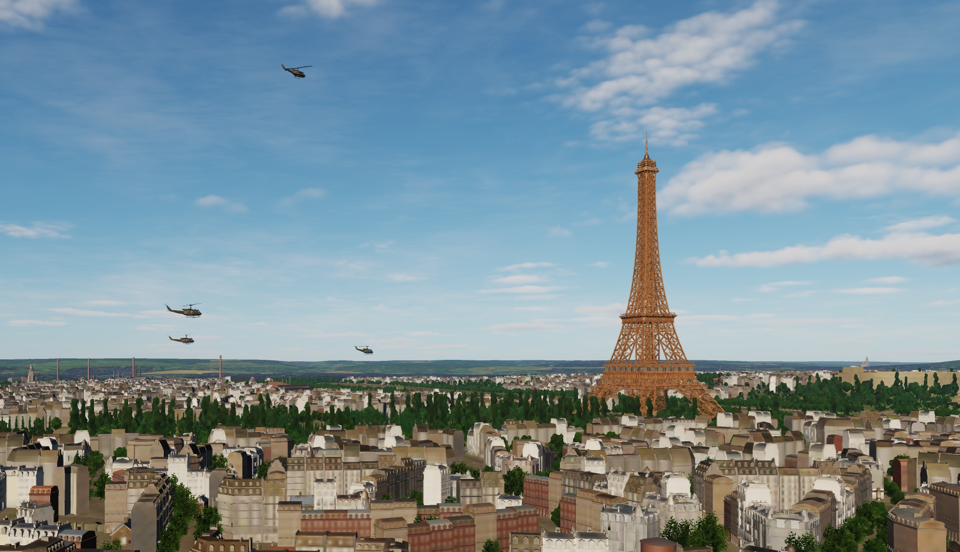 Paris Air Race for Huey's (UPDATED Version Fixed Embarkation at Notra Dame ... I hope))