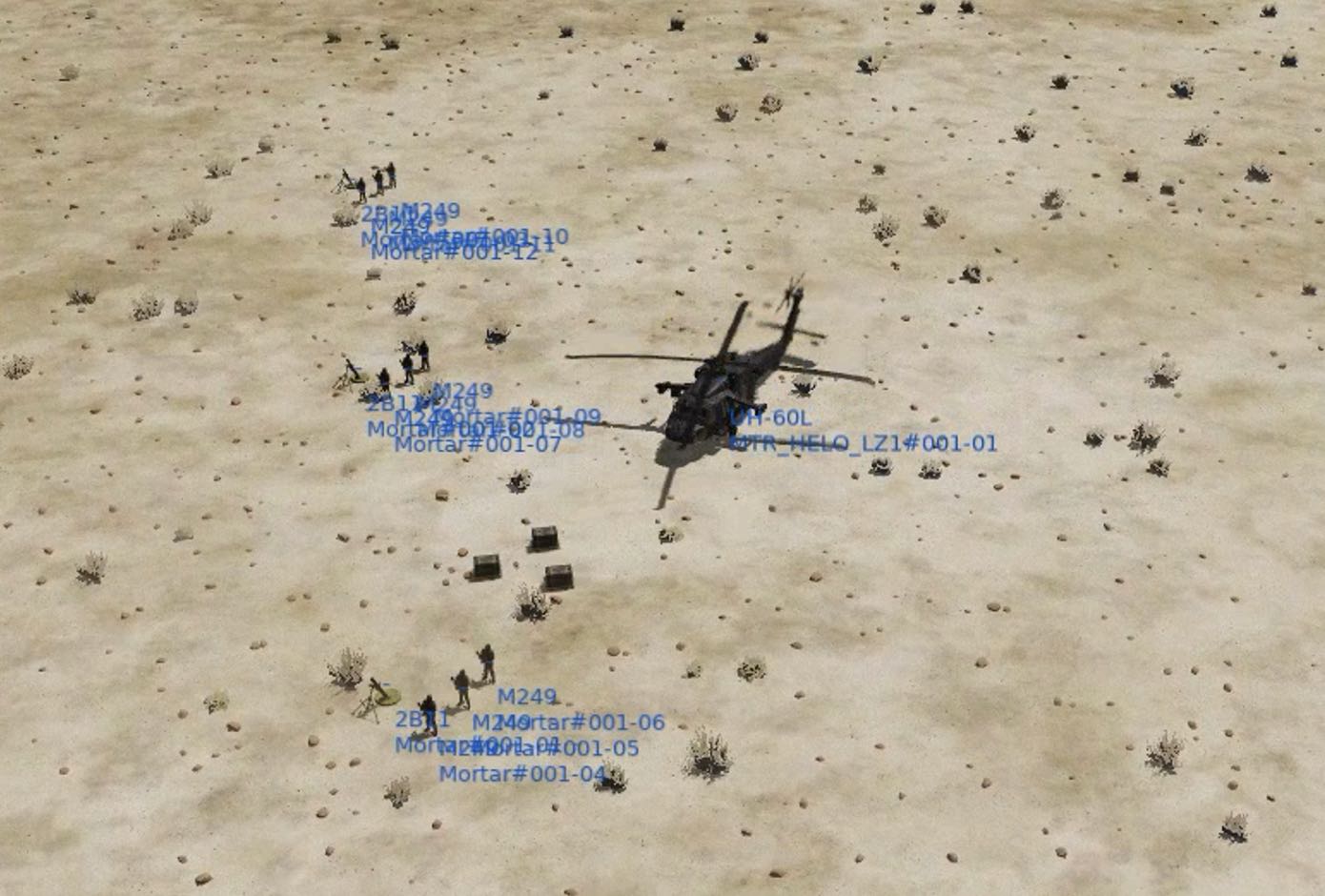 DCS AI Mortar Team Deploy