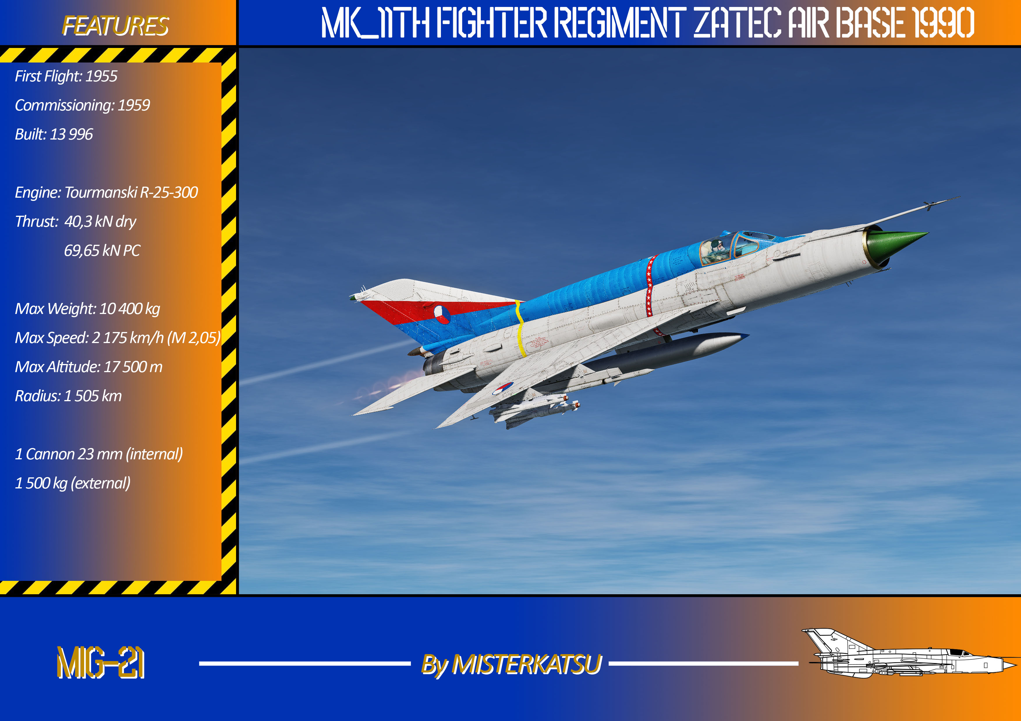 11TH FIGHTER REGIMENT ZATEC AIR BASE 1990