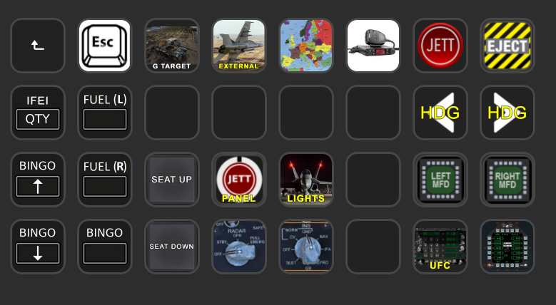 F18 STREAM DECK XL 