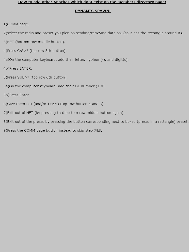 Kneeboard AH-64 Datalink Dynamic Spawn