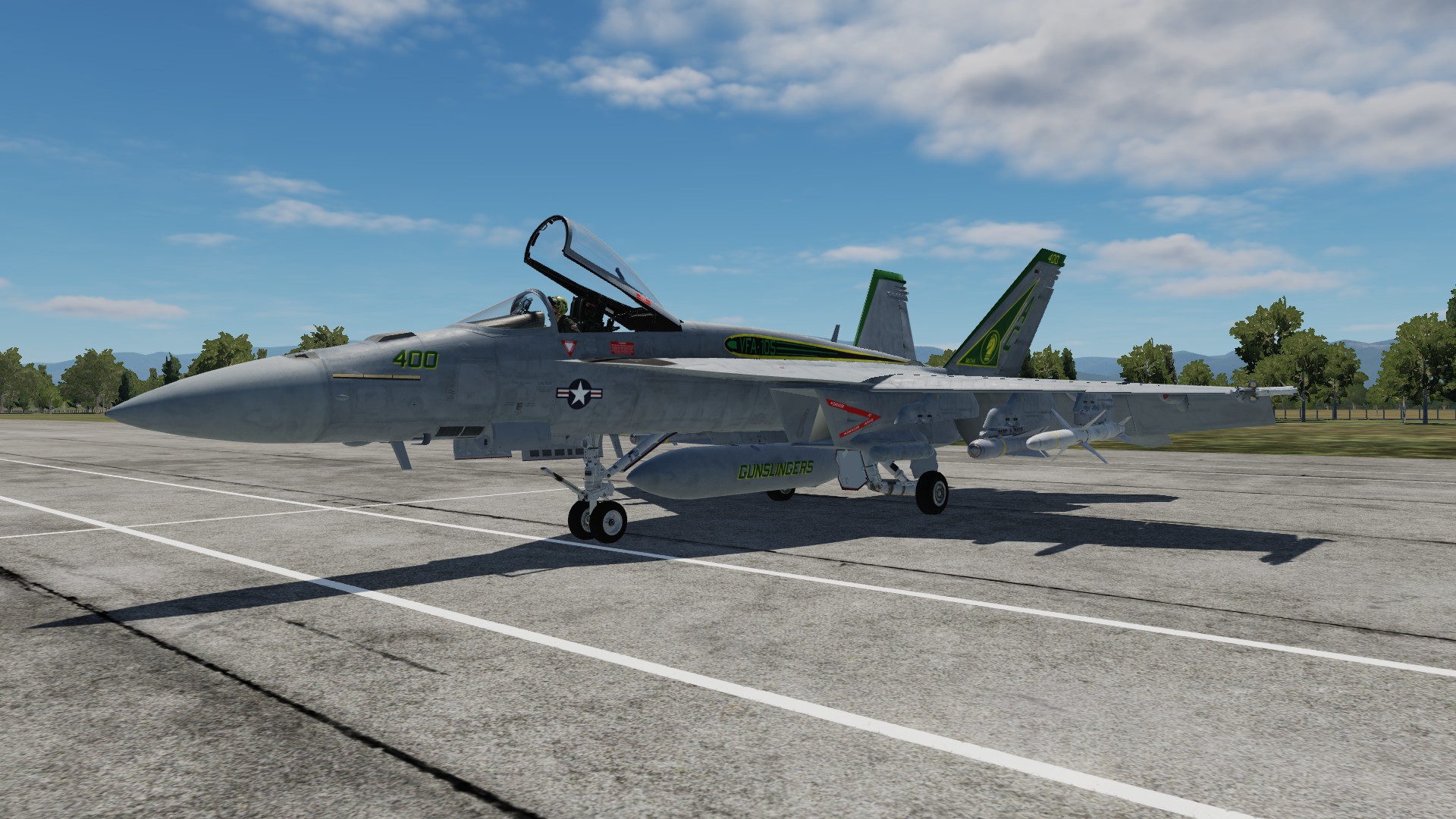 F/A-18E VFA-105 CAG 2014 for the CJS Super Hornet Mod