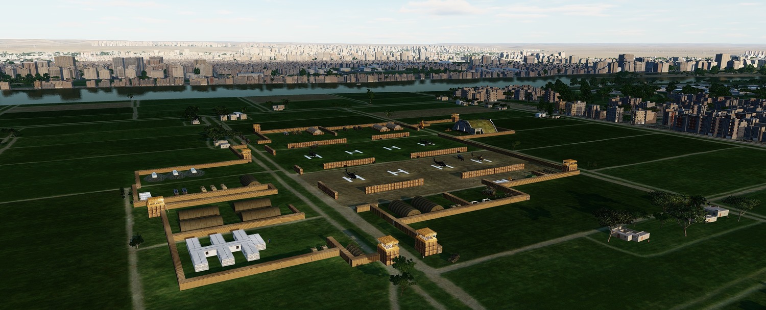 Sinai Map:  FOB "River Nile"