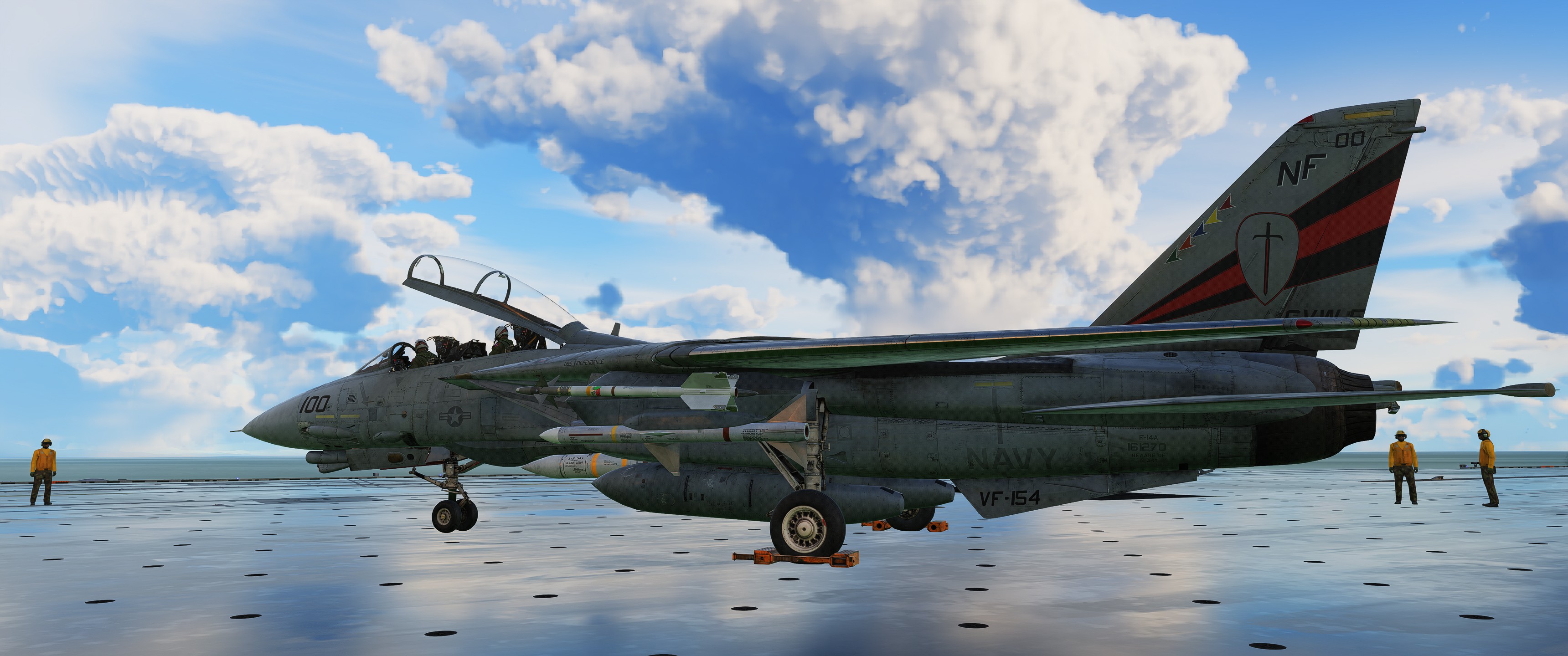 F-14A - VF-154 Black Knights CAG NF100 1994