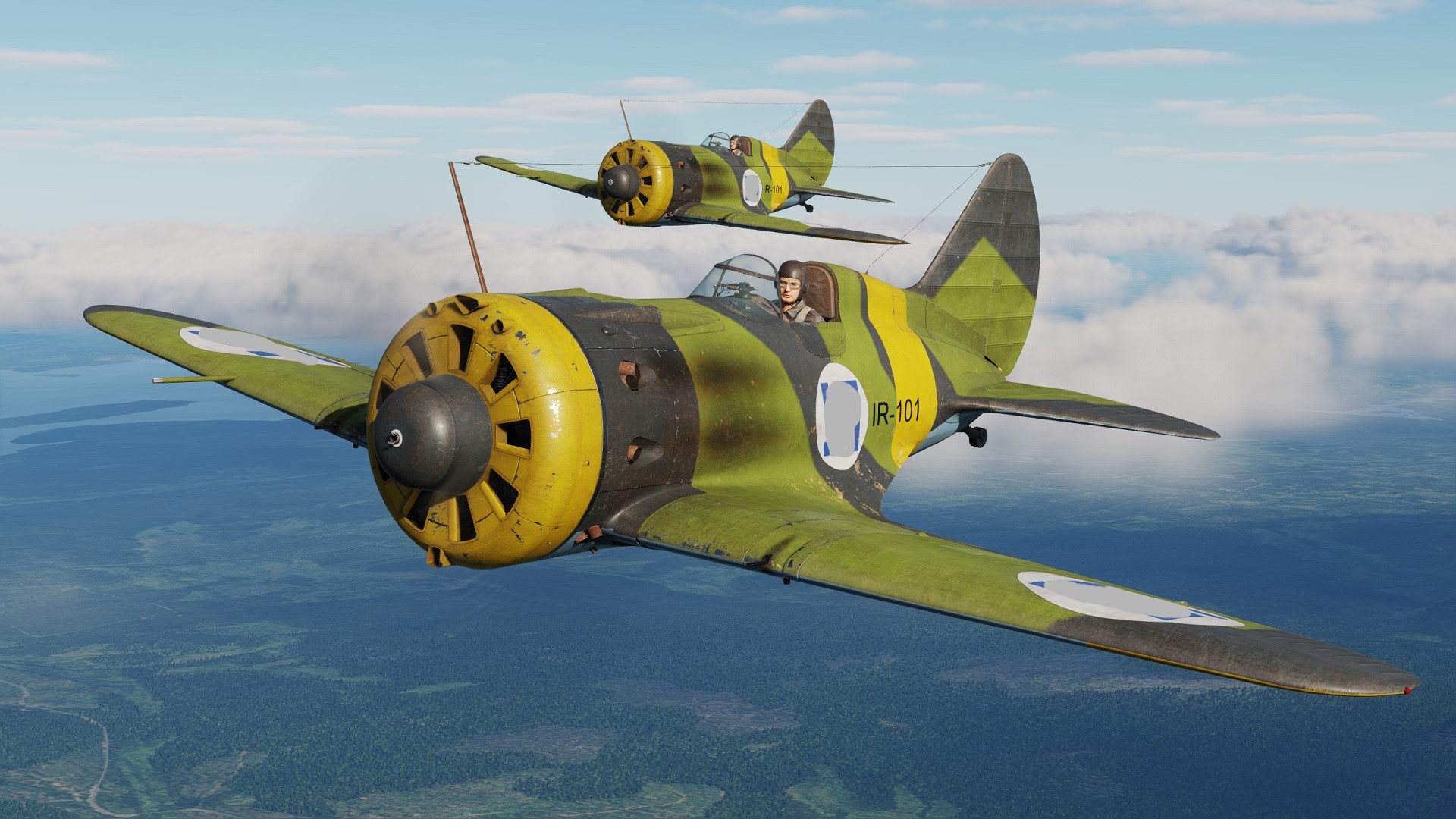 POLIKARPOV I-16 FINNISH AIR FORCE CAPTURED