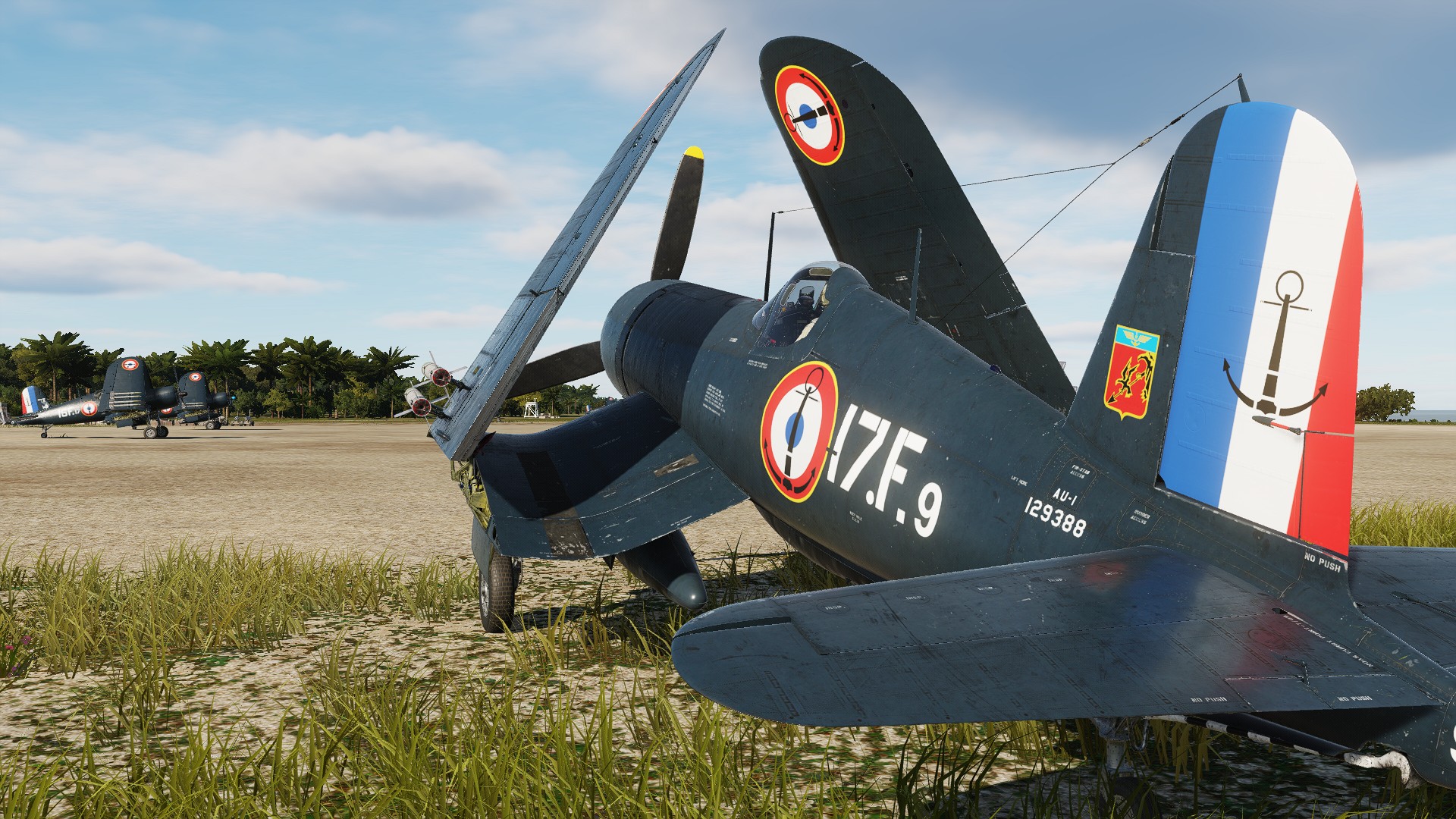 F4U-7 , French Navy , Flottille 17F "Aigle" 