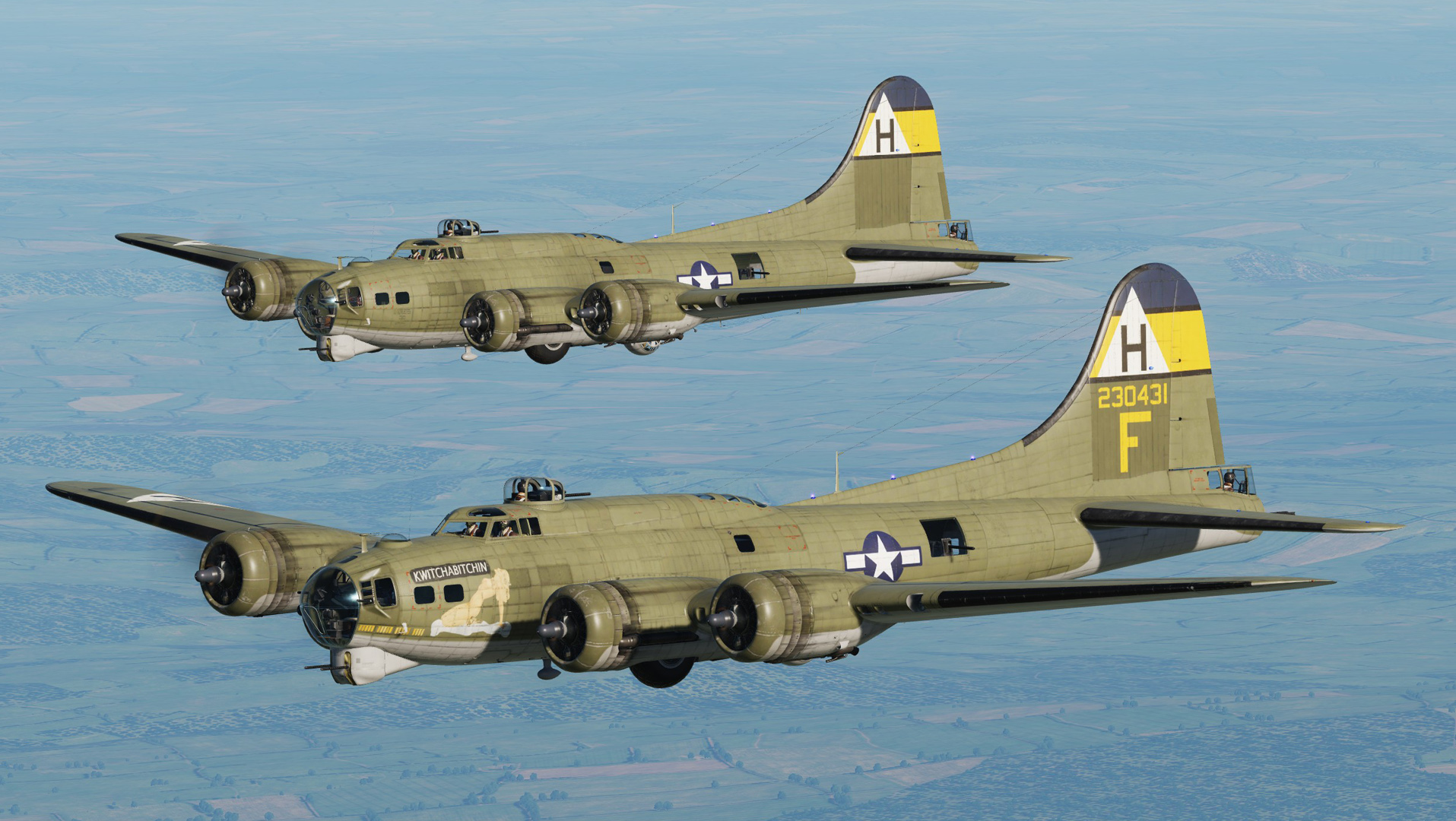 B-17G 42-30431 “Kwitchabitchin”