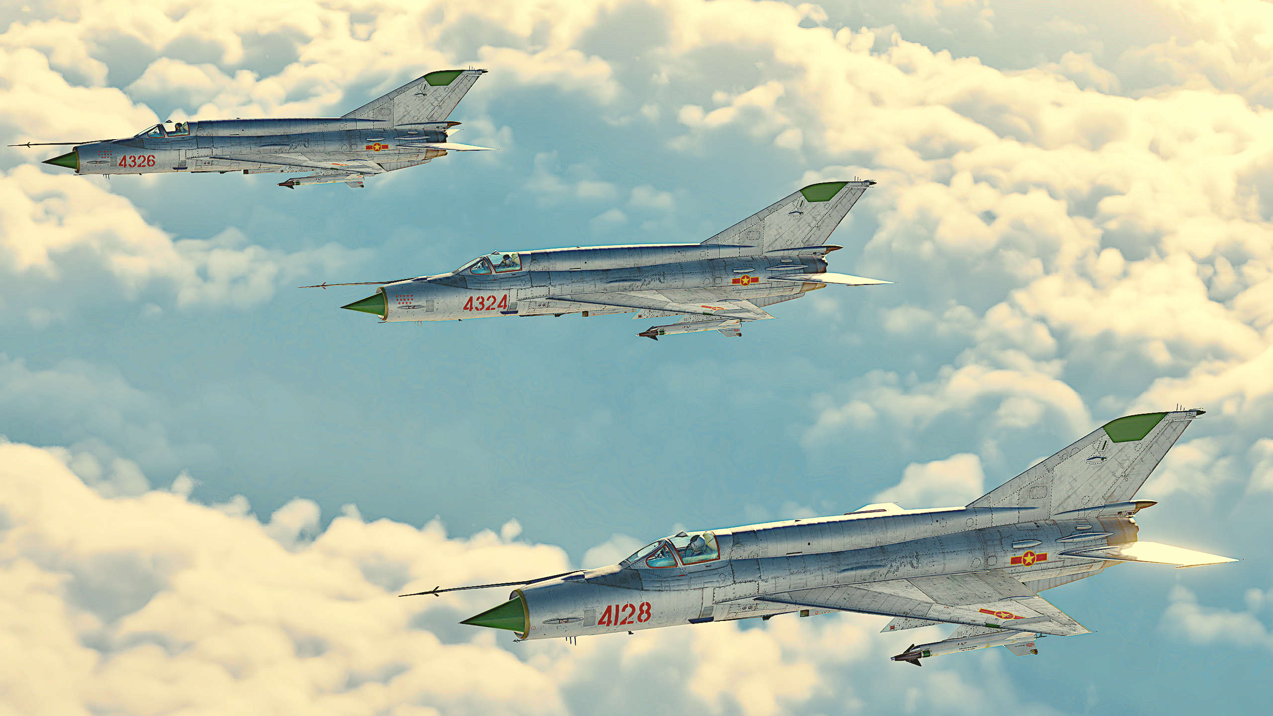 VPAF Mig-21 of the 921st   'Sao Do'  Skinpack Part 1 