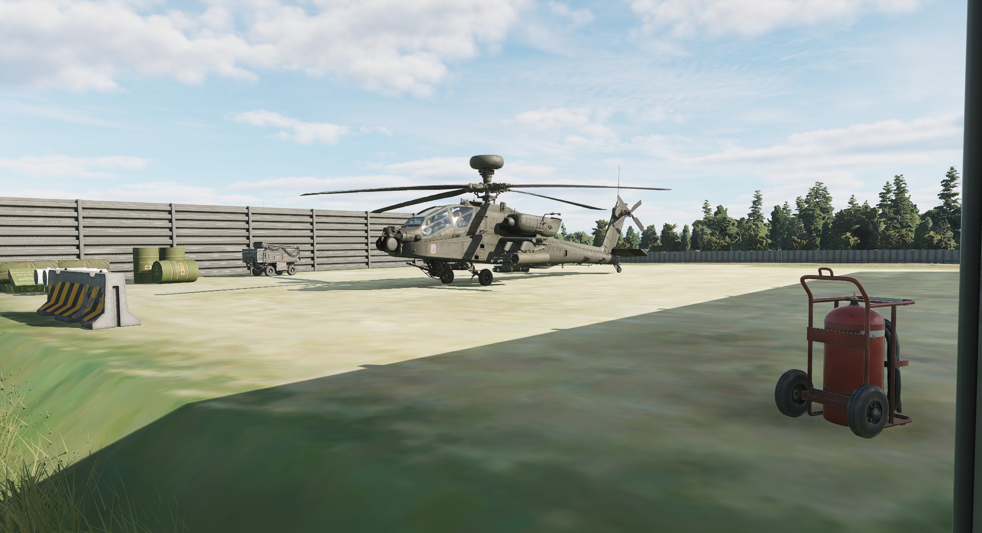 Reservoir Fight (AH-64D, F-16C) modified mission from game