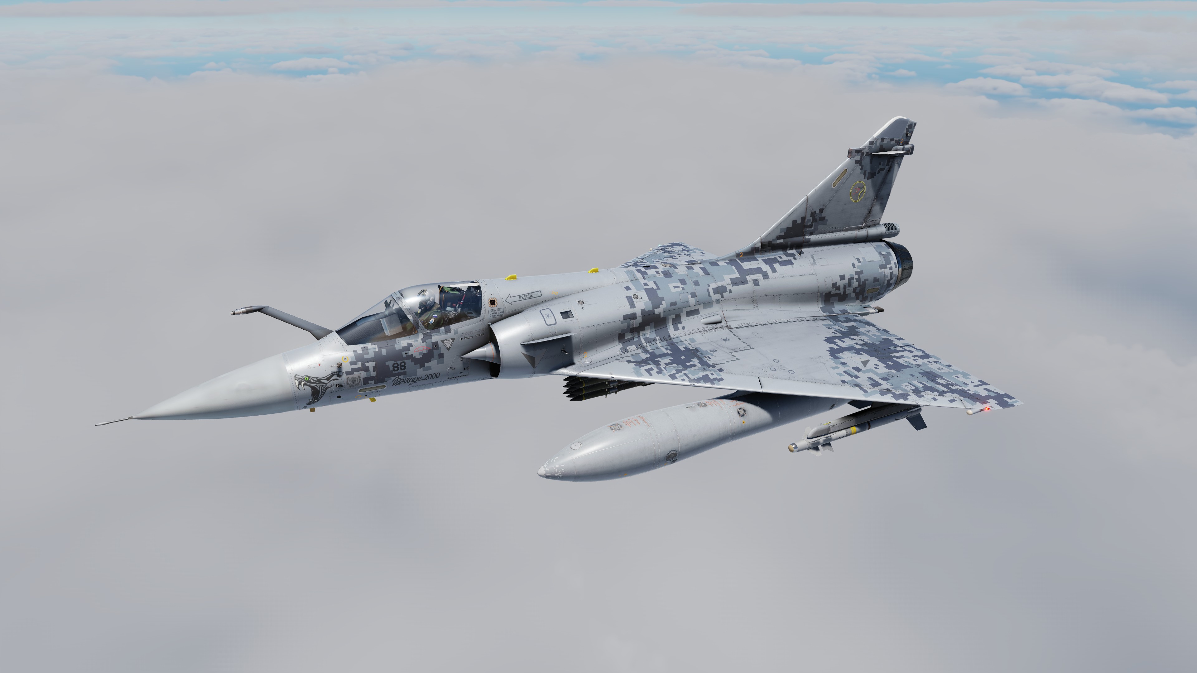 ACE COMBAT - M2000C - Nordennavic Royal Air Force - Sqn "Corse" SPA88 Pix