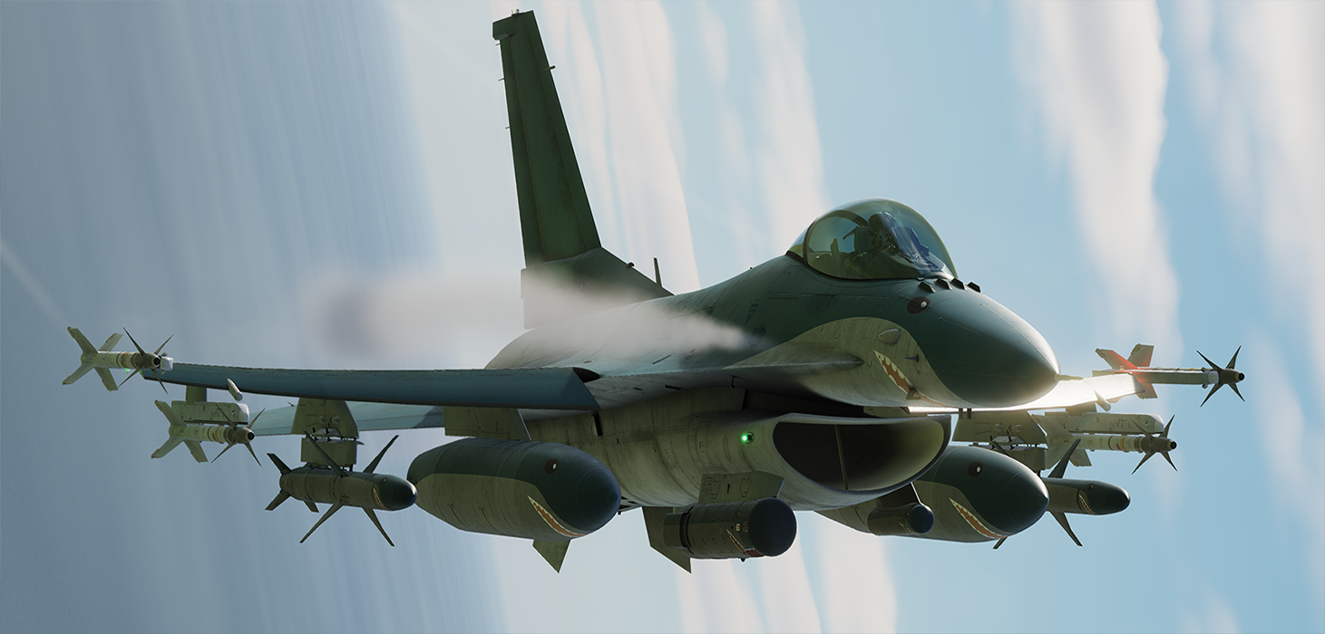 F-16 Blahaj / SkyShark (Blue/Pink)