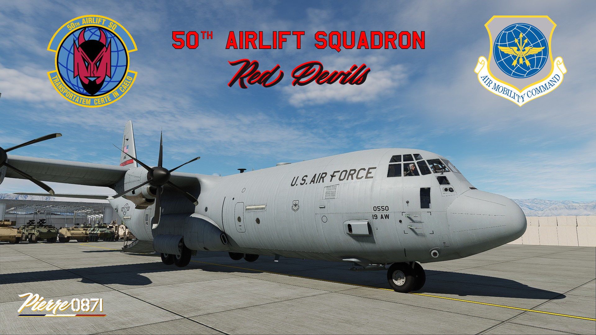 USAF 50th Airlift Squadron Red Devils