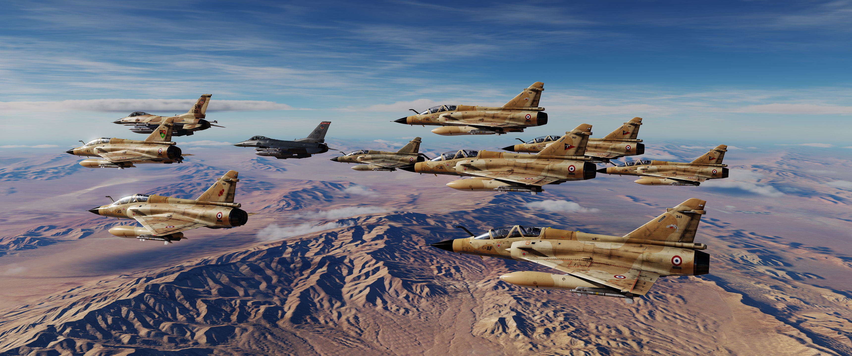 Mirage 2000-N EC 1/4 Dauphiné Red Flag part 3/3 (Split Air Mod) 01.12.2023 UPDATE