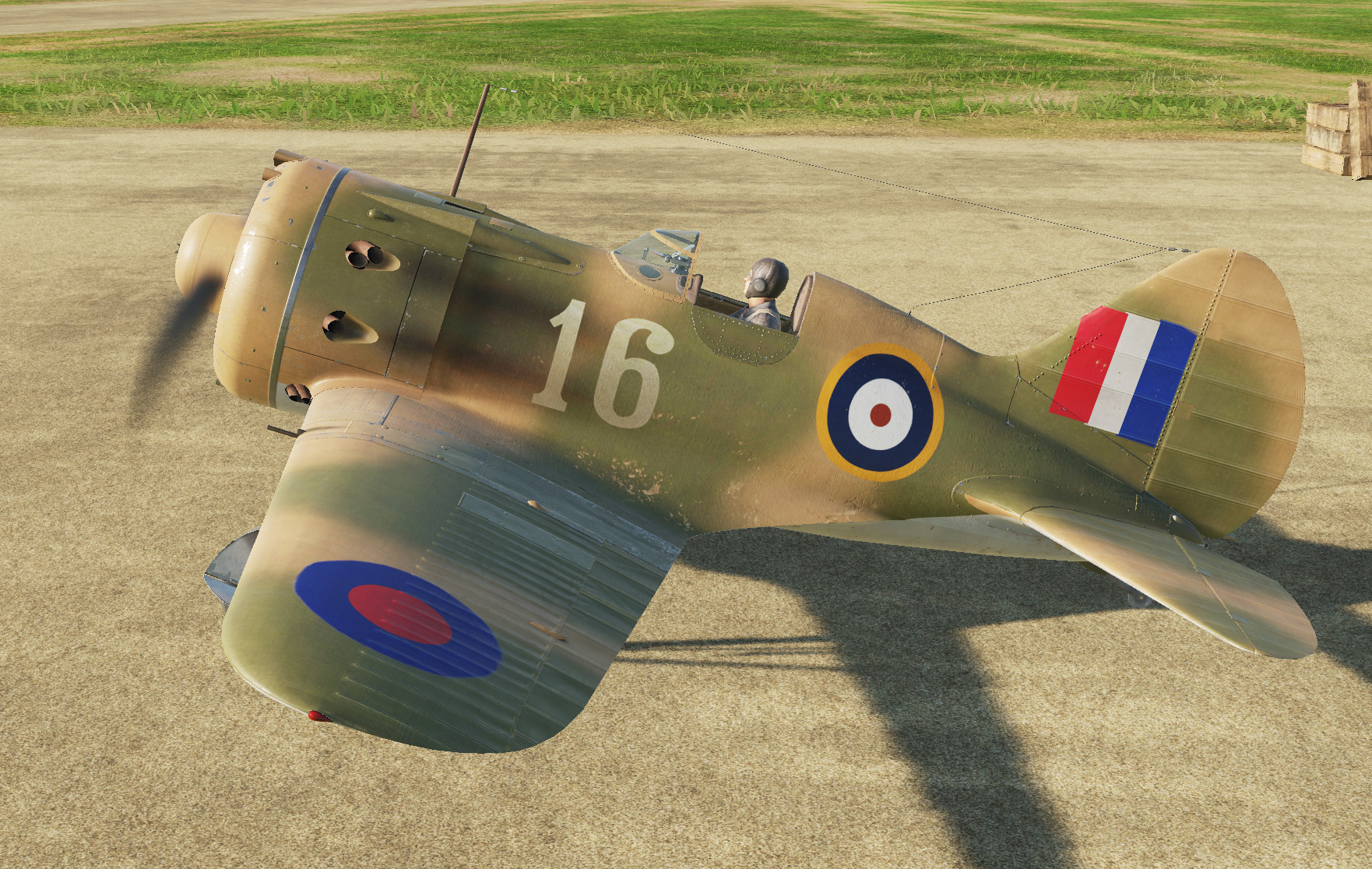 RAF (early WWII) skin for I-16