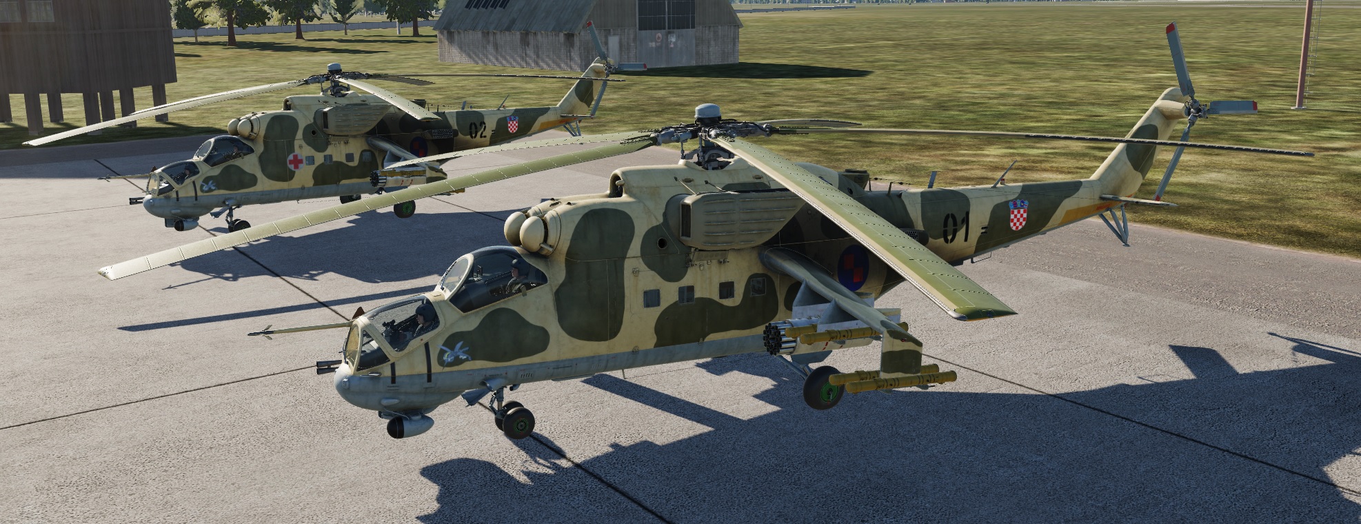 Mi-24P Croatian Air Force Arid 2 skin (Fictional)