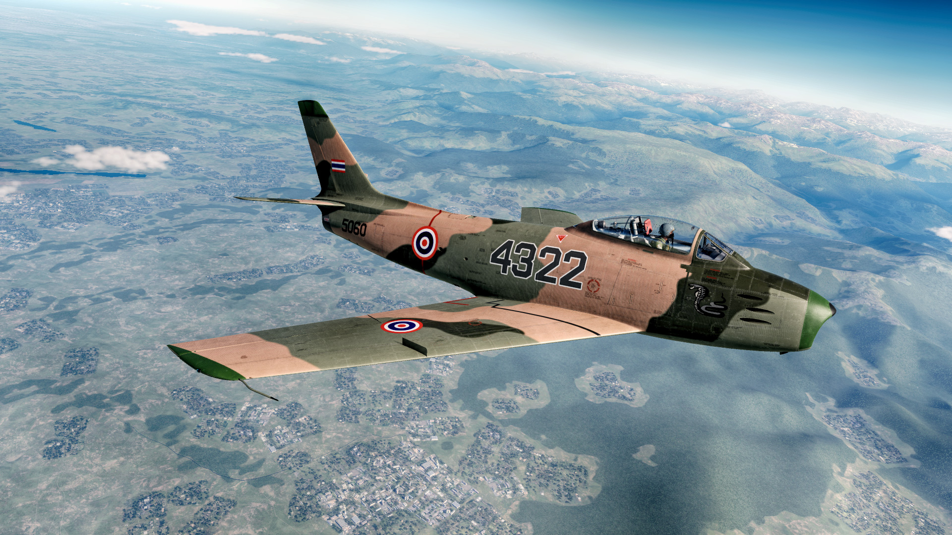 RTAF North American F-86F,  43 Sqdn, 4th Wing, Thakli, Thailand, 1966