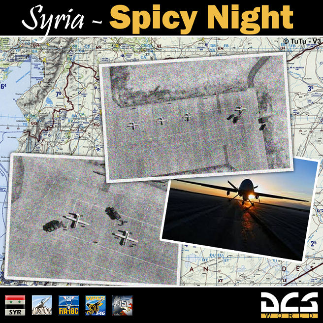  Mission "Spicy Night" (Briefing + mission + kneeboard)