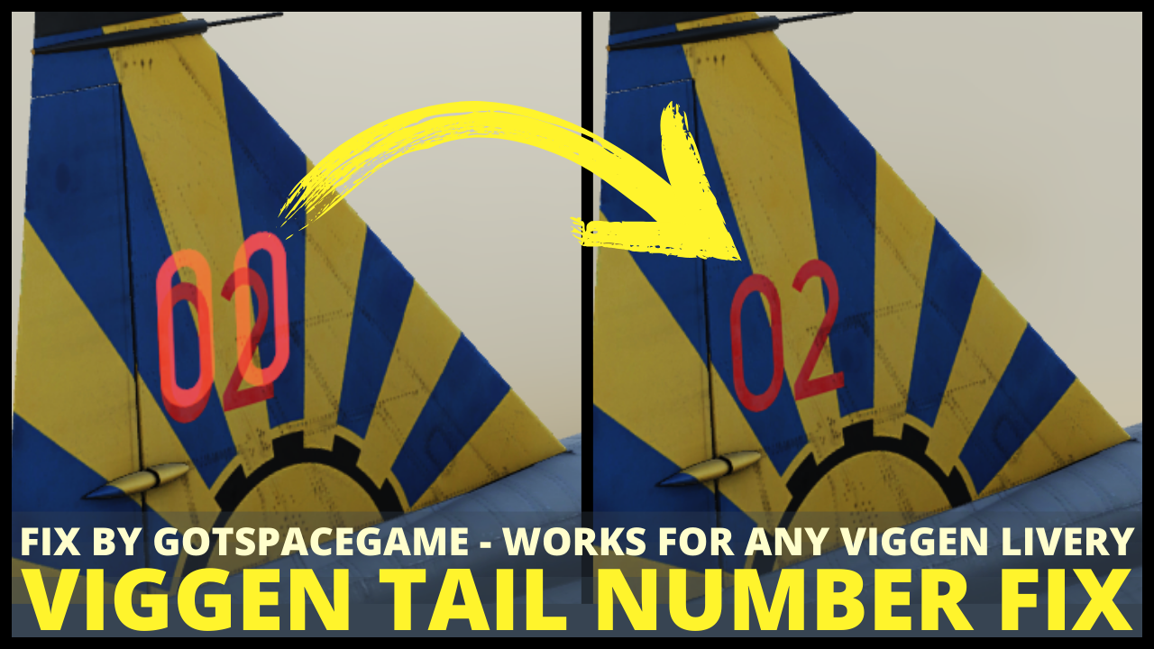 Viggen Tail Number Fix