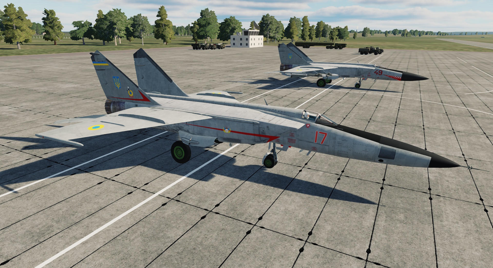 MiG-25RB Ukrainian Air Force b/n 17