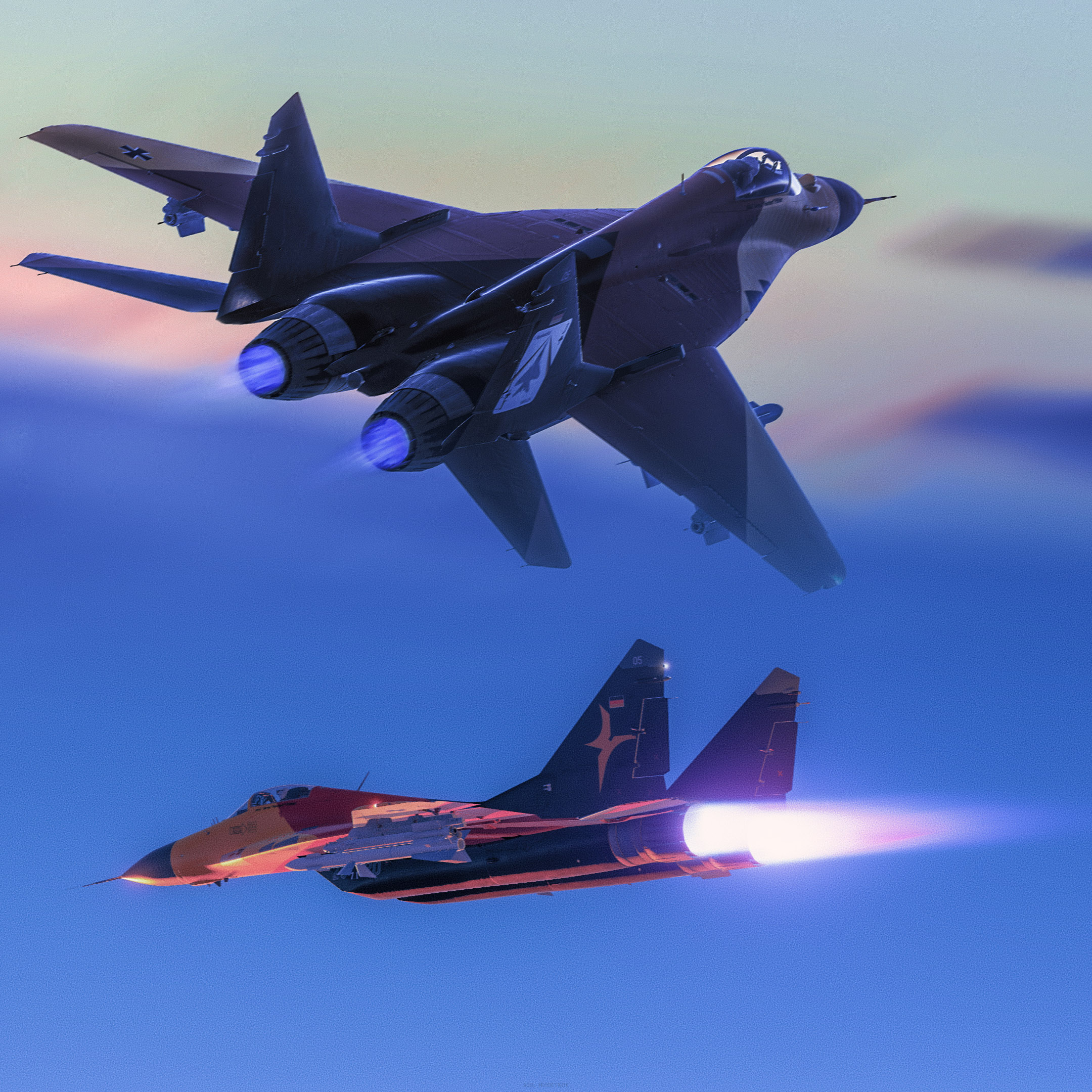 MiG-29G Fulcrum 29+20, JG-73 Steinhoff , Laage Air Base