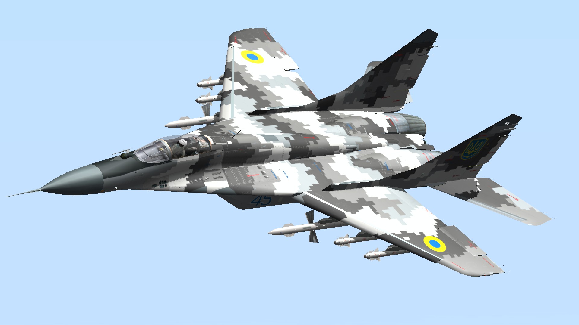 MiG-29MU1 digital | UA LockOn2: