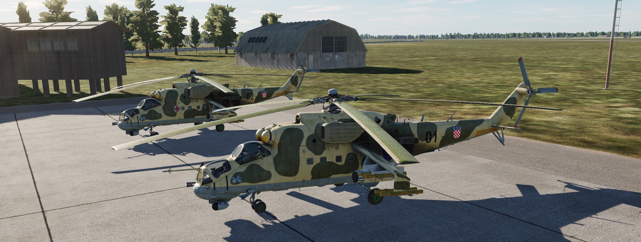 Mi-24P Croatian Air Force Arid 1 skin (Fictional)