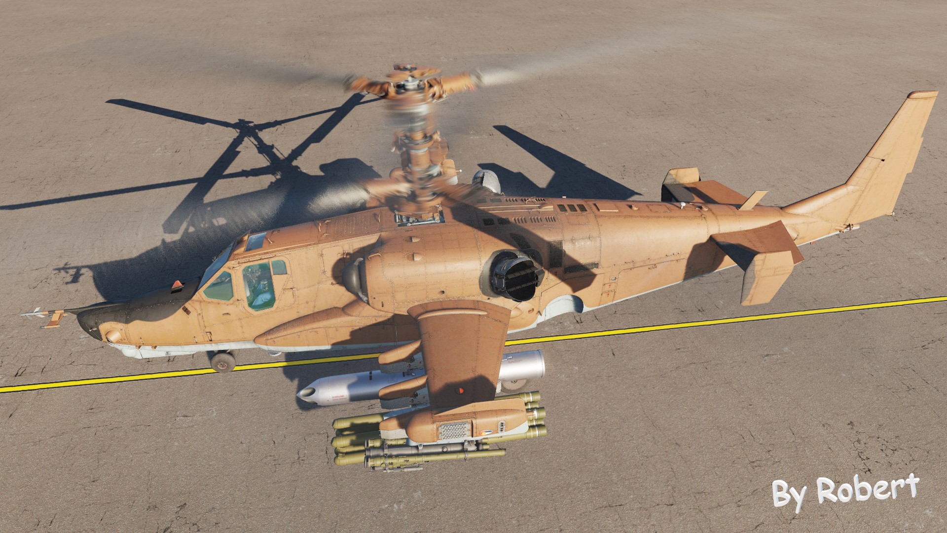 Ka-50 III Clear Sand Color | Desert | Песочный б/н