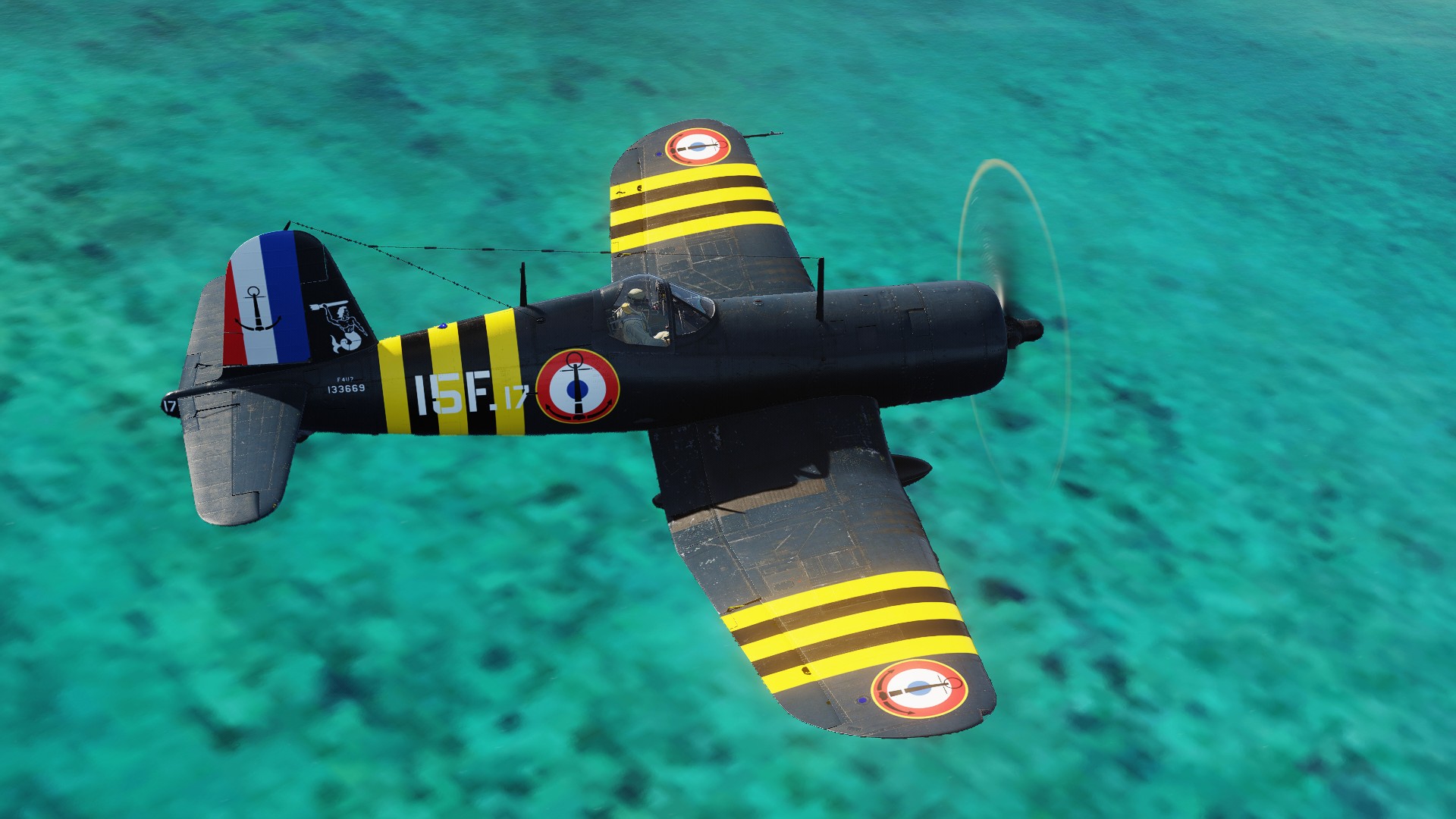 F4U-7 , French Navy , Flottille 15F "Rocket Triton" , Operation Musketeer (Updated)