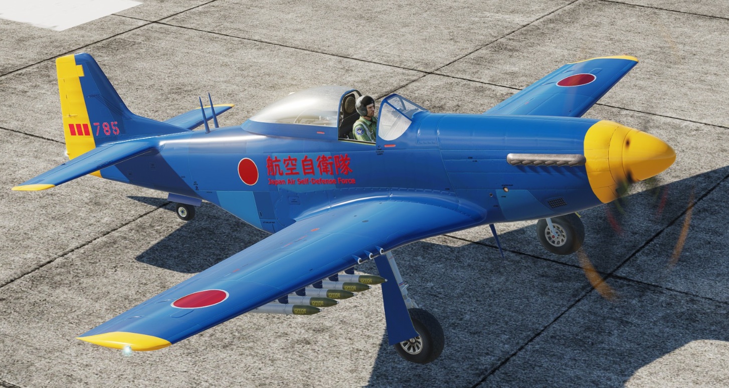 P-51D "Sparkly Blue" Japan Air Self-Defense Force #0