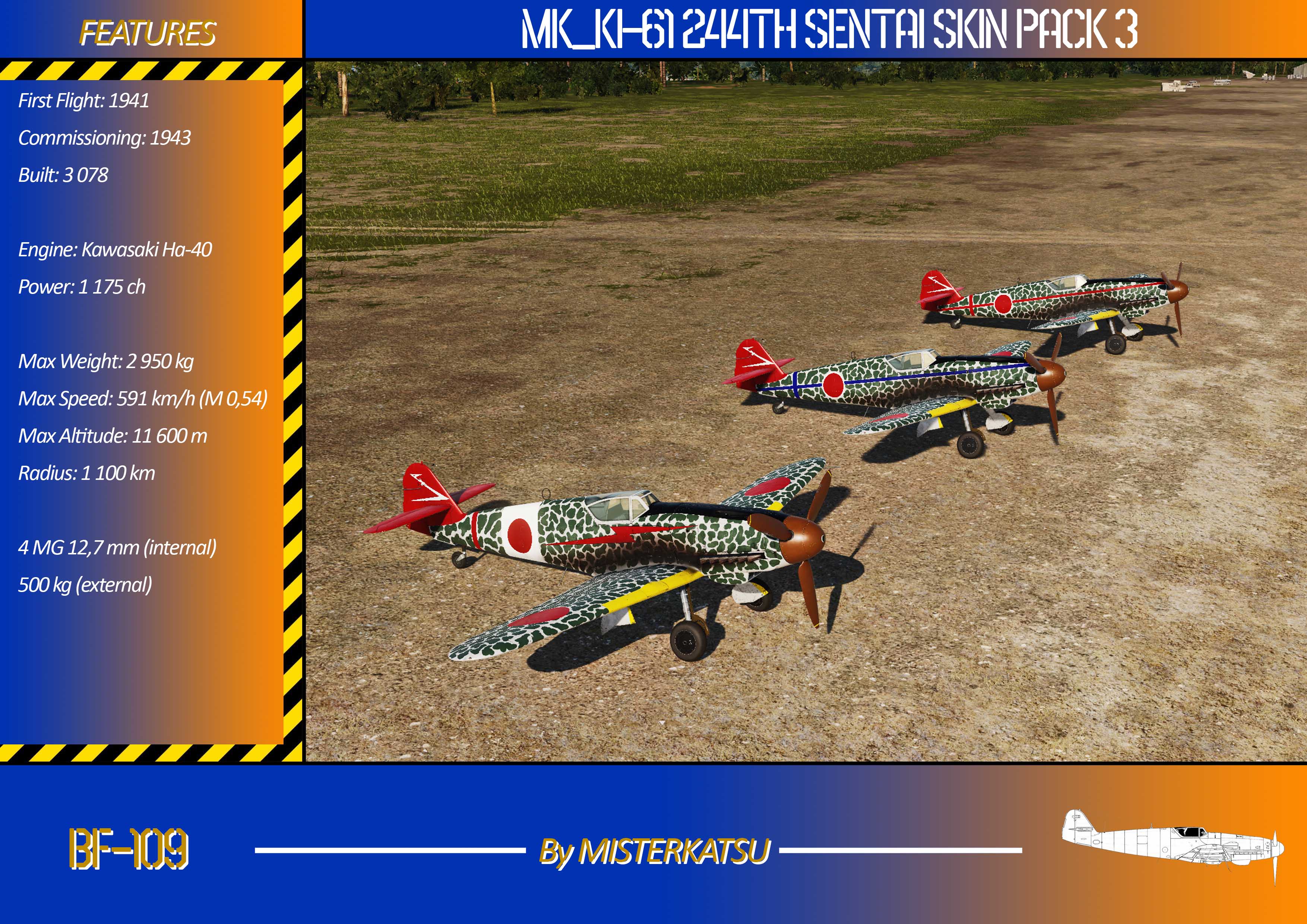 KI-61-Id HIEN 244TH SENTAI SKIN PACK 3