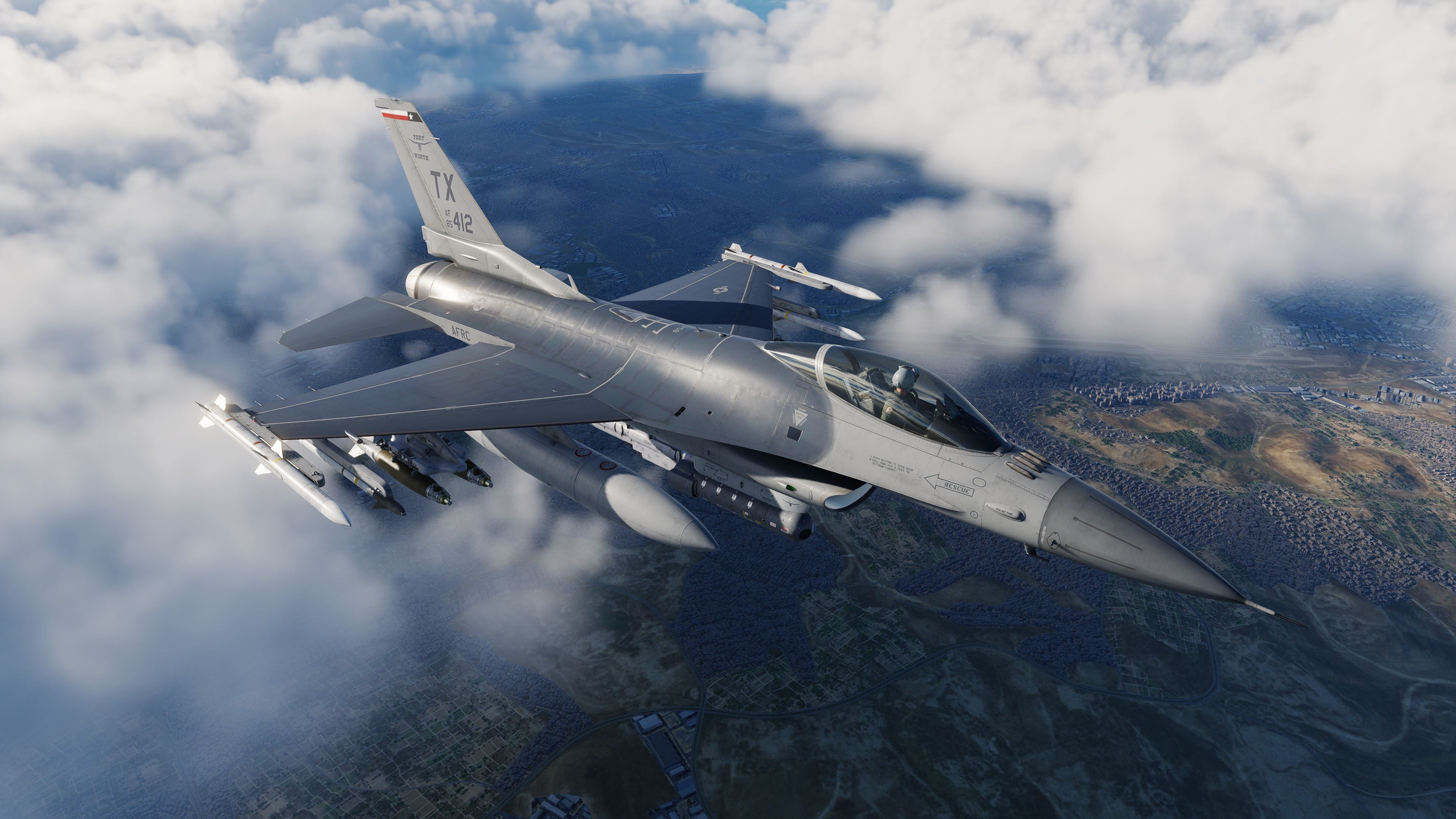 85-1412 F-16C Block 30 457th TX