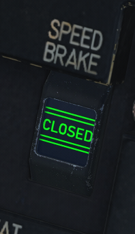 F-16C Speed Brake coloured indication mod V2