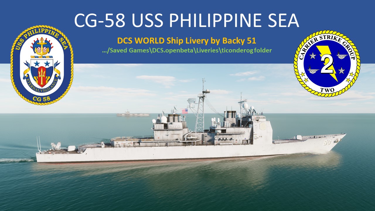 CG-58 USS PHILIPPINE SEA livery