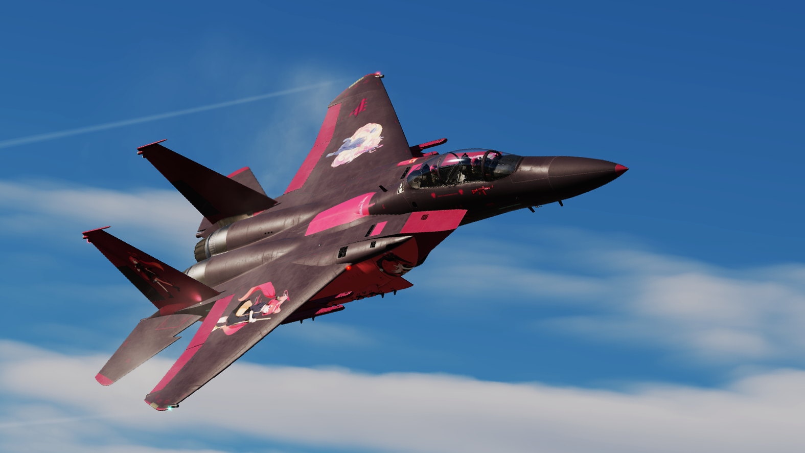F-15E S4+ Akashi Junko (Blue Archive) Livery