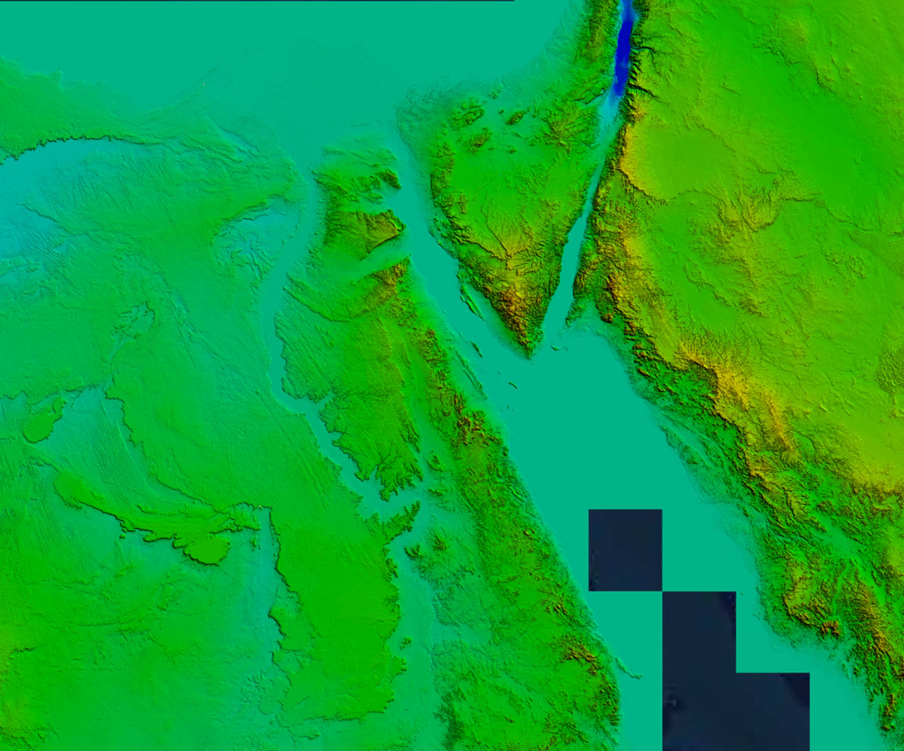 Combat Flite SINAI Elevation Maps