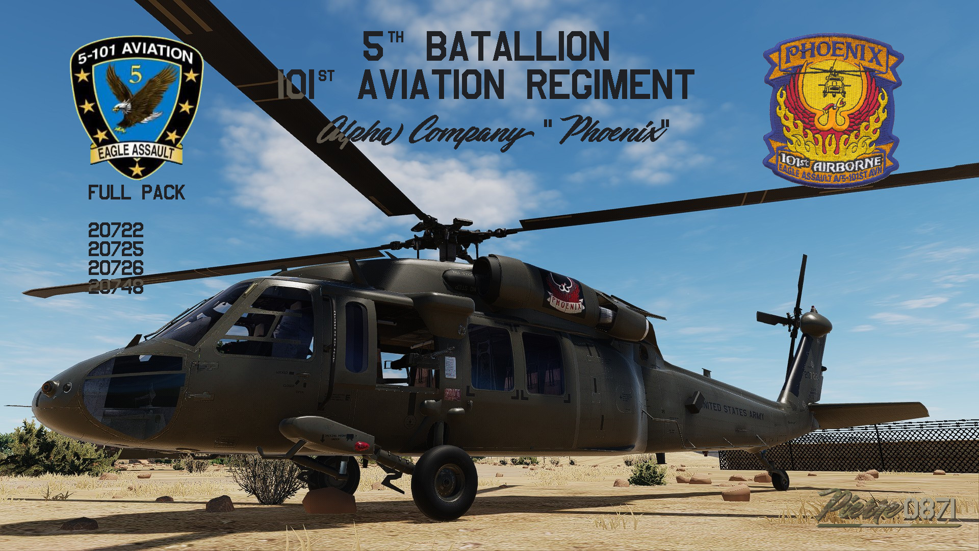 uh-60a ia 5-101st AVN A. Co "Phoenix"