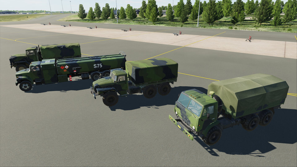 A fictional Finnish Defence Force livery pack for trucks