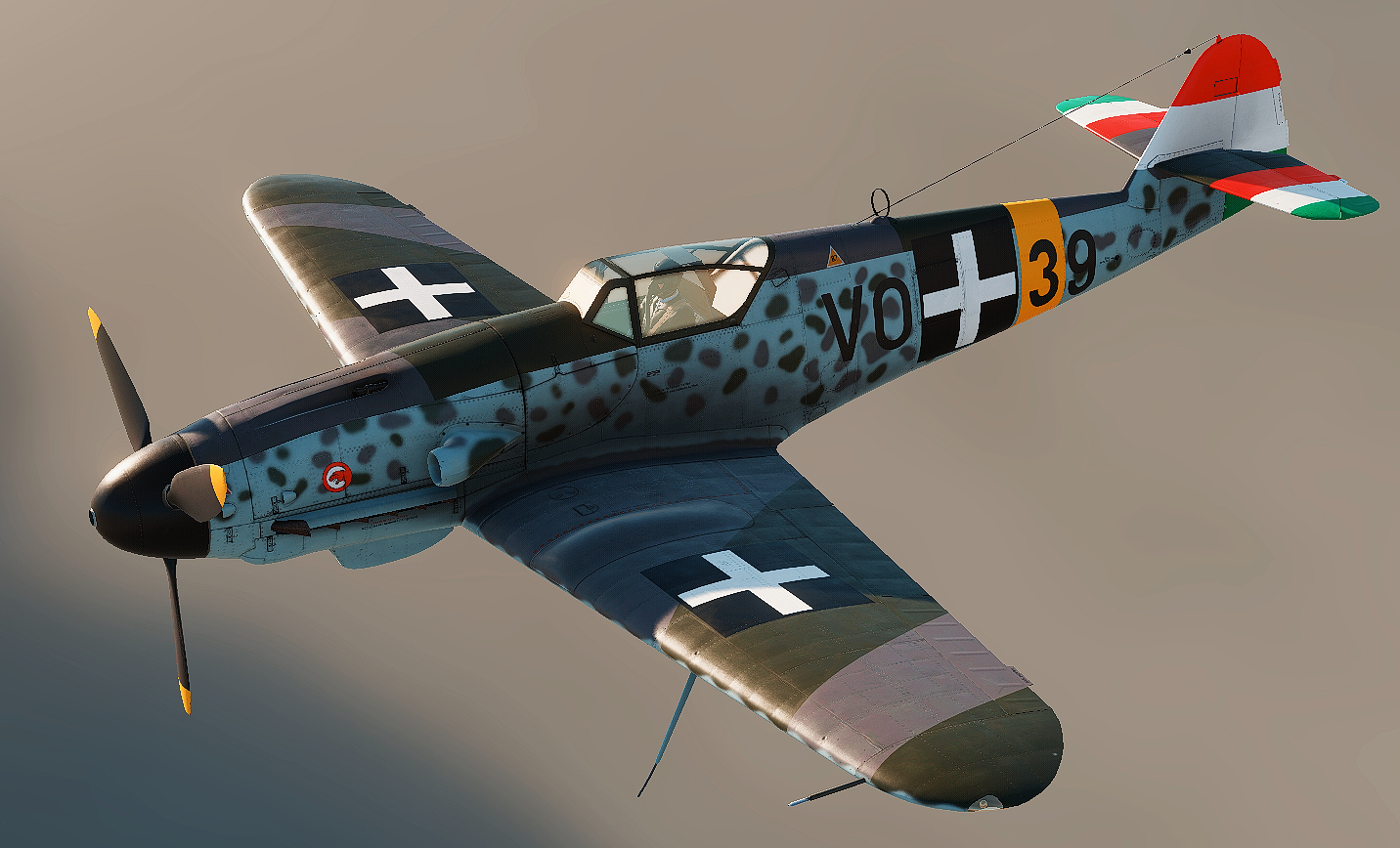  Bf-109F4 RHAF 101st 'Puma' Fighter Wing - Aladár Heppes
