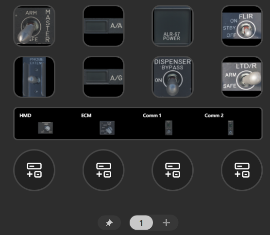 Stream Deck+ Profile for F/A-18C