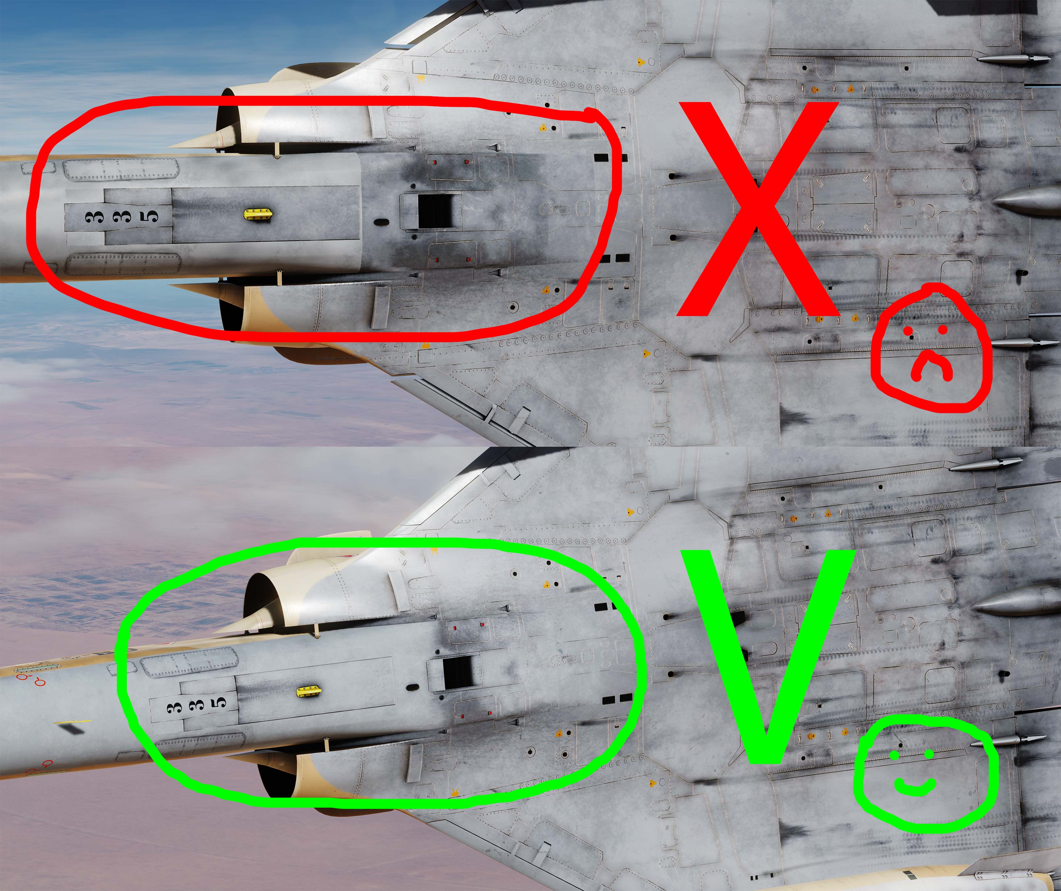 Mirage 2000-N Red Flag Part 1, 2 & 3 UPDATE v2 (Split Air Mod)