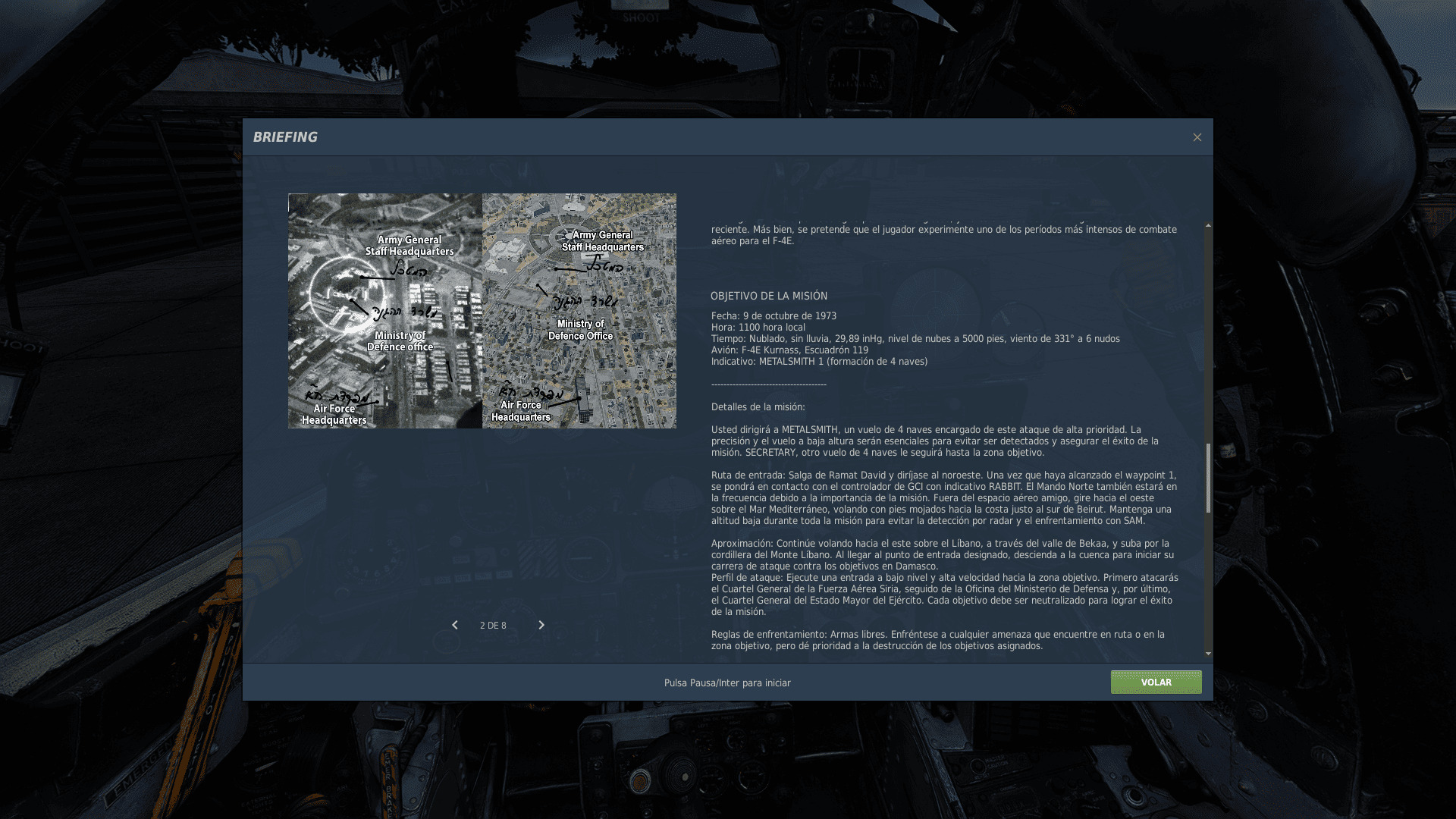 Campaña del  F-4E - FROG-7 con Combined Arms